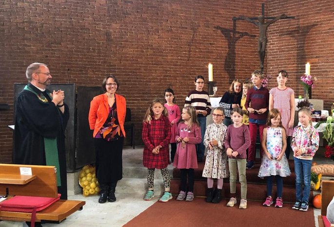 Kinderchorauftritt in Kästorf